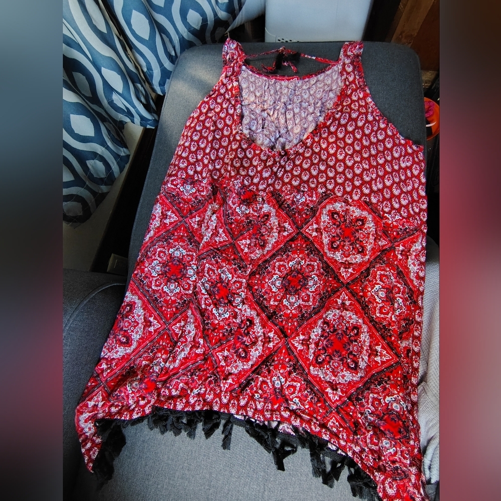 Lane Bryant Cacique Swim Cover Up 26/28W - Picture 6 of 9